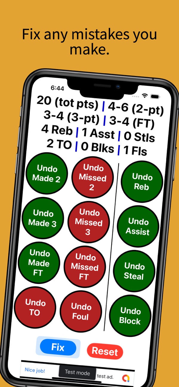 My BBaller Stats screenshot 2